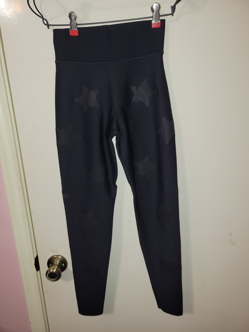 ultracor Black Star-Print High-Waist Leggings